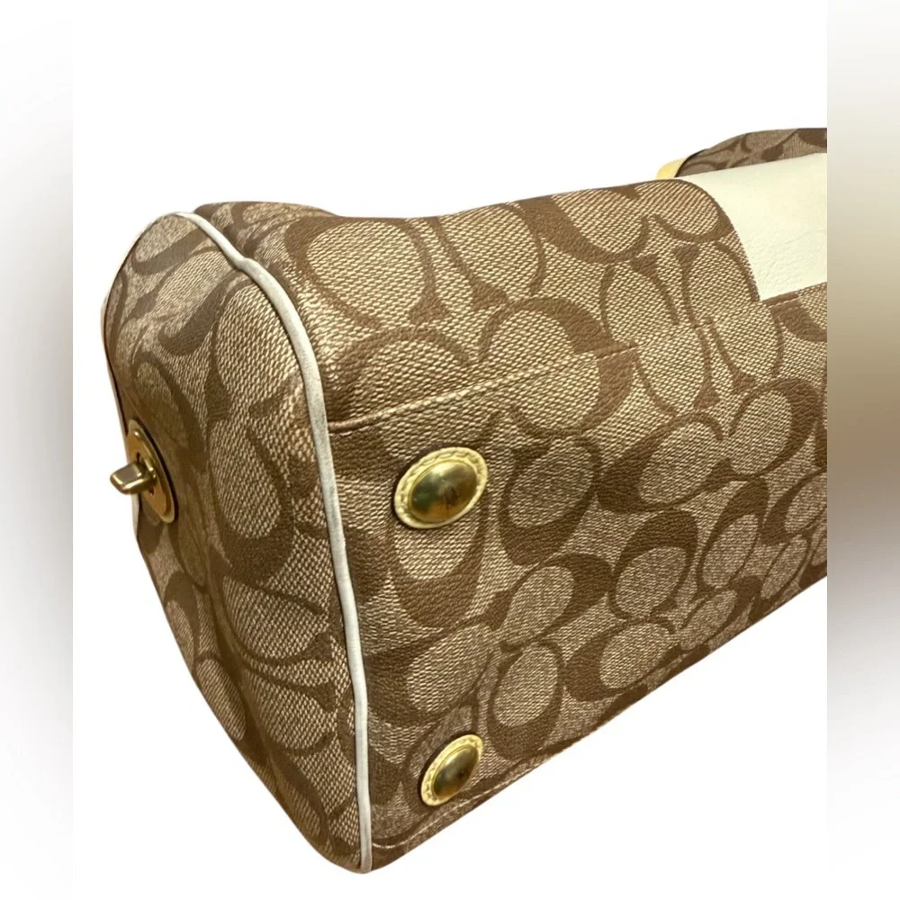 Coach 2007 Heritage Stripe Boston Bag - Picture 10 of 13